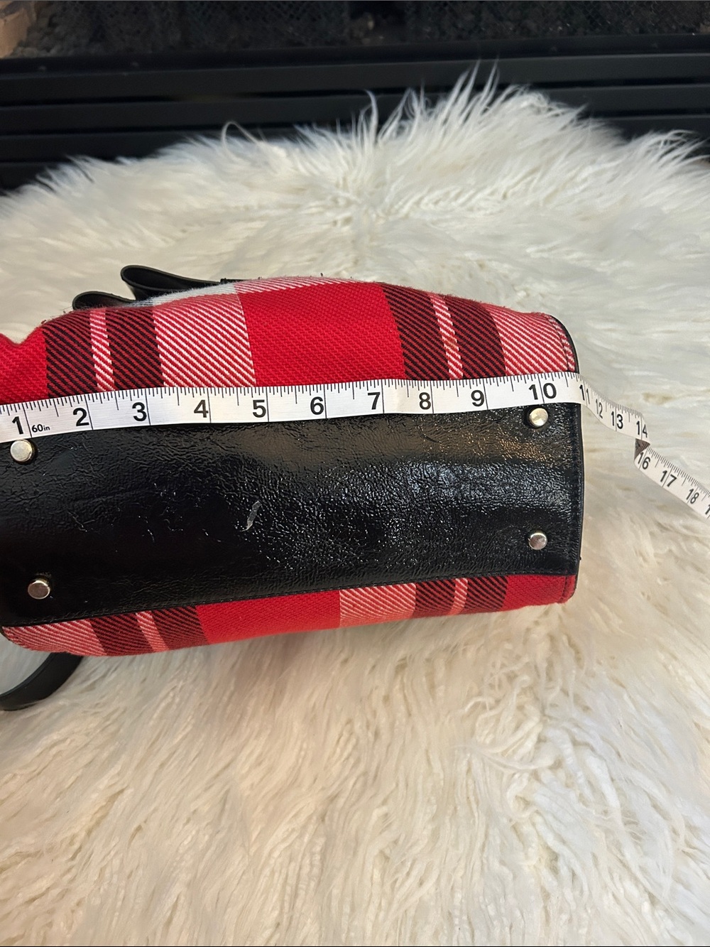 Kate Spade Plaid bow bag - Picture 5 of 6